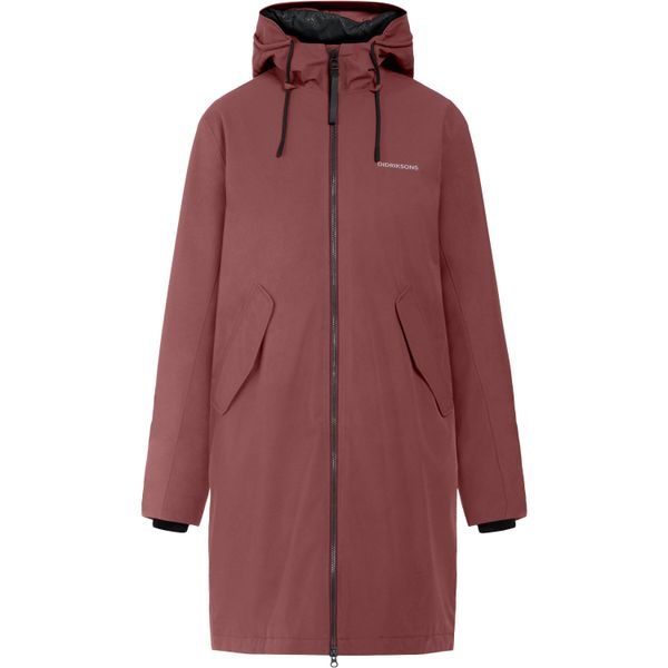 Parka dla kobiet Didriksons Fia. Brązowe parki Didriksons, na jesień, m, eleganckie, bez kaptura. Za 837.40 zł.