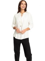 WITT WEIDEN Bluzka w kolorze kremowym rozmiar: 38. Brązowe bluzki WITT WEIDEN, bez wzorów, z wiskozy, bez kołnierzyka, bez ramiączek. Za 39.99 zł.