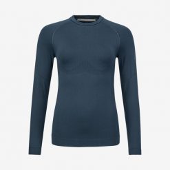 Koszulka z długim rękawem damska FLEX Seamless LS. Niebieskie koszulki sportowe Head, bez wzorów, z dzianiny, bez ramiączek, tenisowe. W wyprzedaży za 196.00 zł.