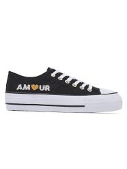 Sixth Sens Sneakersy w kolorze czarnym rozmiar: 36. Czarne trampki Sixth Sens, z aplikacjami, bez zapięcia. Za 114.44 zł.