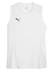 Puma Top funkcyjny "teamGOAL" w kolorze białym rozmiar: XL. Białe topy Puma, xl, bez wzorów, bez kołnierzyka, bez ramiączek. Za 68.95 zł.
