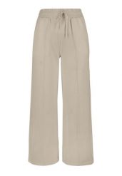 Spodnie dresowe z szeroką nogawką N-ERLA. Brązowe spodnie sportowe Volcano, s, bez wzorów, z dresówki. Za 149.99 zł.