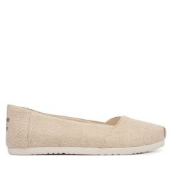 Baleriny Toms. Brązowe baleriny Toms, bez wzorów, bez obcasa. Za 249.99 zł.