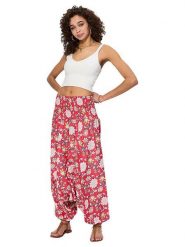 Aller Simplement Spodnie w kolorze czerwonym rozmiar: 34-40. Czerwone spodnie materiałowe Aller Simplement, bez wzorów, z bawełny, z podwyższonym stanem. Za 56.99 zł.