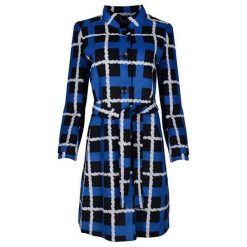 Smashed Lemon Płaszcz damski Black / Blue 18501 (rozmiar M). Czarne płaszcze Smashed Lemon, m, bez wzorów, bez kaptura. W wyprzedaży za 396.00 zł.