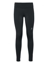 Odlo Legginsy "Essential Warm" w kolorze czarnym do biegania rozmiar: XL. Czarne legginsy sportowe Odlo, xl, bez wzorów, z materiału, do biegania. Za 136.45 zł.