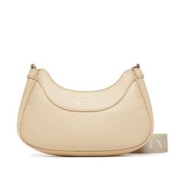 Torebka Armani Exchange. Brązowe listonoszki Armani Exchange, bez wzorów, bez dodatków. Za 569.99 zł.