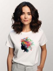 WOOOP Koszulka w kolorze białym rozmiar: M. Białe bluzki Wooop, m, bez wzorów, z bawełny, bez kołnierzyka, bez ramiączek. Za 56.99 zł.