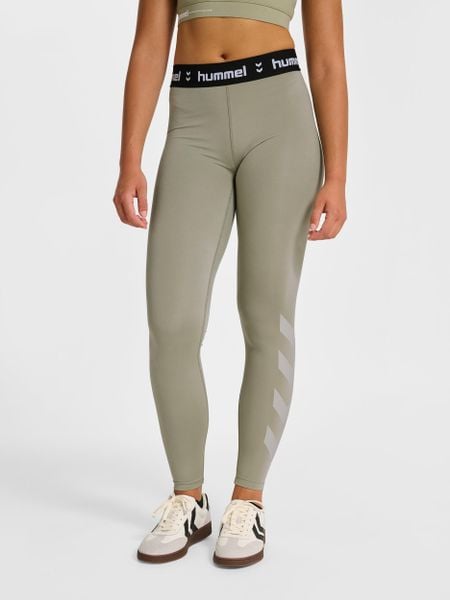 Damskie legginsy Hummel Pulse. Zielone legginsy Hummel, l, bez wzorów, z elastanu. Za 122.00 zł.