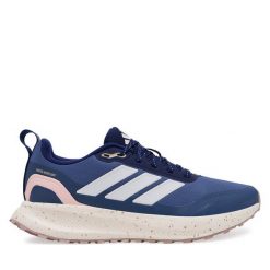 Buty do biegania adidas. Niebieskie obuwie sportowe Adidas, bez zapięcia, do biegania. Za 219.99 zł.