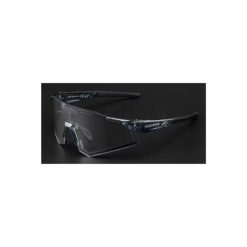 Okulary rowerowe Bikeline. Czarne okulary przeciwsłoneczne ROCKBROS, bez wzorów, sportowe. Za 117.99 zł.