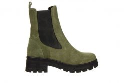 Botki Bayla-161 188 1101 55 Khaki Suede 161625, Zielony, Skóra naturalna - 38. Zielone botki Bayla, na zimę, bez wzorów, z gumy, z okrągłym noskiem, za kostkę, bez obcasa, bez zapięcia. W wyprzedaży za 242.10 zł.