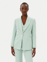 Maryley Marynarka 25EB187/M27/43SP Zielony Regular Fit. Zielone marynarki i żakiety Maryley, l, bez wzorów, z syntetyku. Za 339.99 zł.