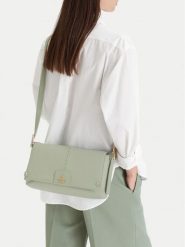 Beverly Hills Polo Club Torebka CEO-BHPC-C-019-09 Zielony. Zielone listonoszki Beverly Hills Polo Club, bez wzorów, z materiału, bez dodatków. Za 219.99 zł.