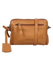 Burkely Skórzana torebka "Just Jolie" w kolorze jasnobrązowym - 18 x 13 x 6 cm rozmiar: onesize. Brązowe torby na ramię Burkely, bez wzorów, z materiału, na ramię, bez dodatków. Za 130.99 zł.