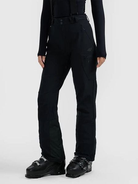 4F Spodnie narciarskie w kolorze czarnym rozmiar: M. Czarne spodnie dresowe 4f, m, bez wzorów, narciarskie. Za 382.89 zł.