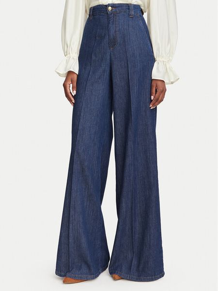 Marella Jeansy 2623186124 Niebieski Wide Leg. Niebieskie jeansy Marella, bez wzorów. Za 719.99 zł.