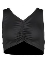 Reebok Top w kolorze czarnym rozmiar: L. Czarne topy Reebok, l, bez wzorów, bez kołnierzyka, bez ramiączek. Za 61.60 zł.