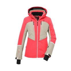 Kurtka damska Killtec KSW 87 WMN SKI JCKT. Czerwone kurtki narciarskie Killtec, m, bez wzorów, bez kaptura, narciarskie. Za 899.99 zł.