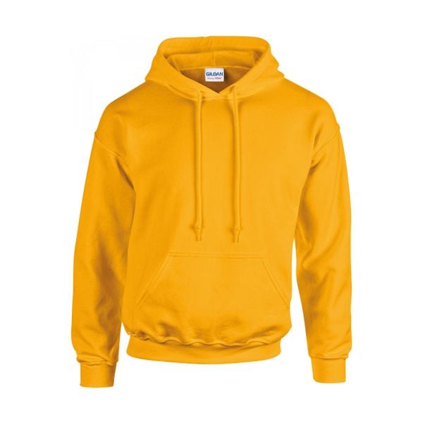 Bluza z kapturem Gildan Heavy Blend ®. Żółte bluzy GILDAN, m, bez wzorów, z bawełny, z kapturem. Za 91.60 zł.