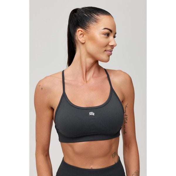 Stanik sportowy bezszwowy Rough Radical Seamless Glow Bra. Szare bielizna sportowa ROUGH RADICAL, bez wzorów. Za 129.90 zł.