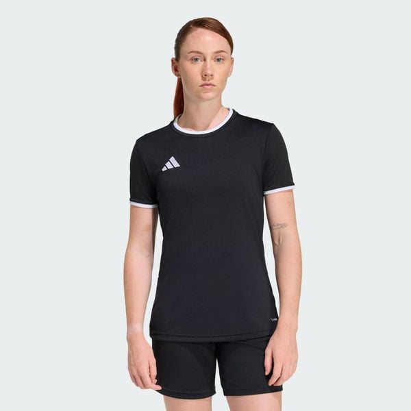 Koszulka Entrada26. Białe bluzki Adidas, bez wzorów, sportowe, bez kołnierzyka, bez ramiączek. Za 79.95 zł.