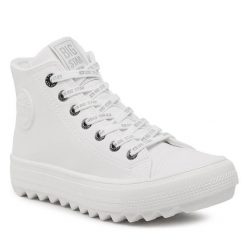 Trampki Big Star Shoes. Białe trampki BIG STAR SHOES, bez wzorów, bez zapięcia. Za 159.99 zł.