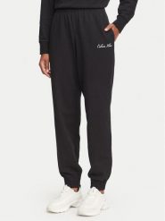 Calvin Klein Underwear Spodnie dresowe LV00QS7687 Czarny Regular Fit. Czarne spodnie dresowe Calvin Klein Underwear, l, bez wzorów, z bawełny. Za 289.99 zł.