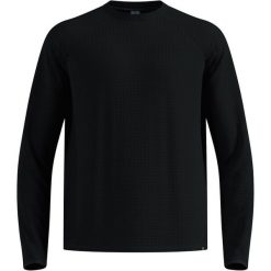 Bluza bez kaptura Odlo Mid Layer CUBIC. Czarne bluzy Odlo, l, bez wzorów, z dzianiny, bez kaptura. Za 225.00 zł.