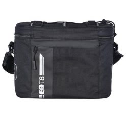 Torba na rower OXC T-serie. Czarne torby na ramię OXFORD, bez wzorów, z materiału, eleganckie, na ramię, bez dodatków. Za 221.85 zł.