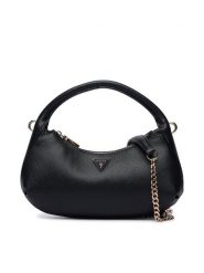 Guess Torebka Gilda Mini HWZG97 47730 Czarny. Czarne torebki klasyczne Guess, z aplikacjami, ze skóry, bez dodatków. Za 494.99 zł.