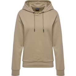 Bluza damska z kapturem Hummel Active Co. Brązowe bluzy Hummel, na zimę, bez wzorów, z kapturem. Za 253.00 zł.