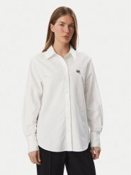 KARL LAGERFELD Koszula B3W11030 Biały Regular Fit. Białe koszule KARL LAGERFELD, bez wzorów, z bawełny, bez kołnierzyka, bez ramiączek. Za 679.99 zł.