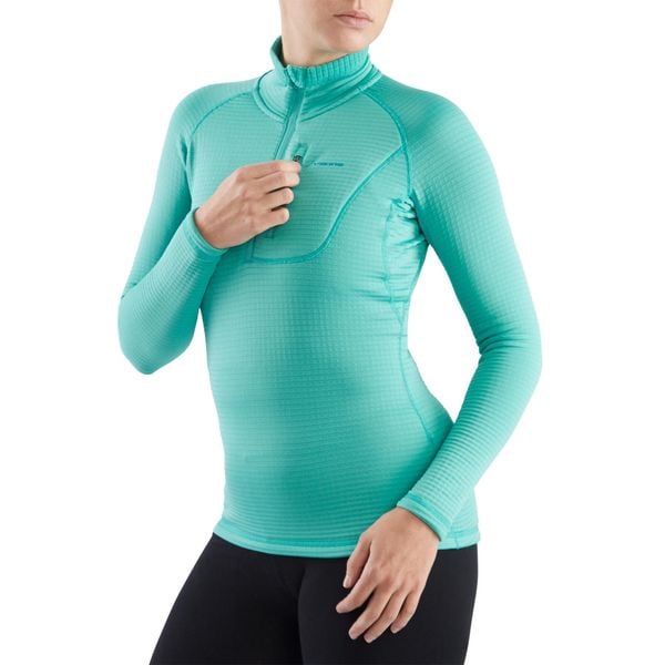 Bluza trekkingowa damska Admont. Niebieskie bluzy Viking, l, bez wzorów, z materiału, bez kaptura. Za 69.93 zł.