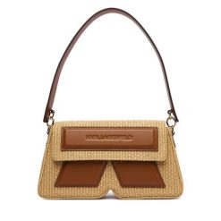 Torebka KARL LAGERFELD. Brązowe torebki klasyczne KARL LAGERFELD, bez wzorów, bez dodatków. Za 1,399.00 zł.