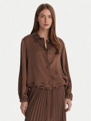 Marella Koszula Albatro 2613041045 Brązowy Regular Fit. Brązowe koszule Marella, bez wzorów, z acetatu, bez kołnierzyka, bez ramiączek. Za 959.99 zł.