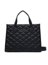 Guess Torebka HWQG96 32220 Czarny. Czarne torebki klasyczne Guess, z aplikacjami, ze skóry, bez dodatków. Za 349.99 zł.