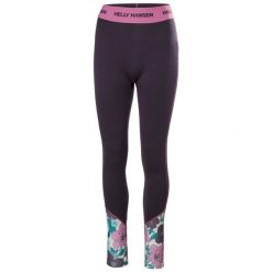 Damskie legginsy Helly Hansen Lifa Midw. Czarne legginsy Helly Hansen, bez wzorów, z wełny. W wyprzedaży za 319.75 zł.