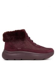 Skechers Trzewiki On-The-Go Encore - Cozy Fit Maisie 144844 Bordowy. Czerwone botki Skechers, bez wzorów, ze skóry, bez obcasa, na płaskiej podeszwie, bez zapięcia. Za 359.99 zł.