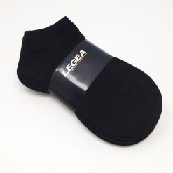 Skarpety techniczne treningowe Ghost - 5 par czarne. Białe skarpety LEGEA, bez wzorów, z elastanu. Za 22.00 zł.