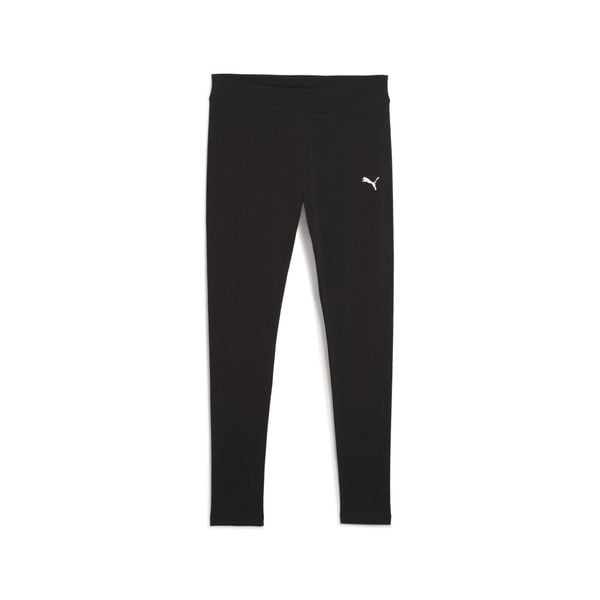 Damskie legginsy Essentials PUMA. Czarne legginsy Puma, xs, bez wzorów, z bawełny, z standardowym stanem, długie. Za 79.00 zł.