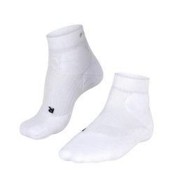 Skarpety sportowe Falke. Białe skarpety Falke, bez wzorów, z materiału. Za 141.00 zł.