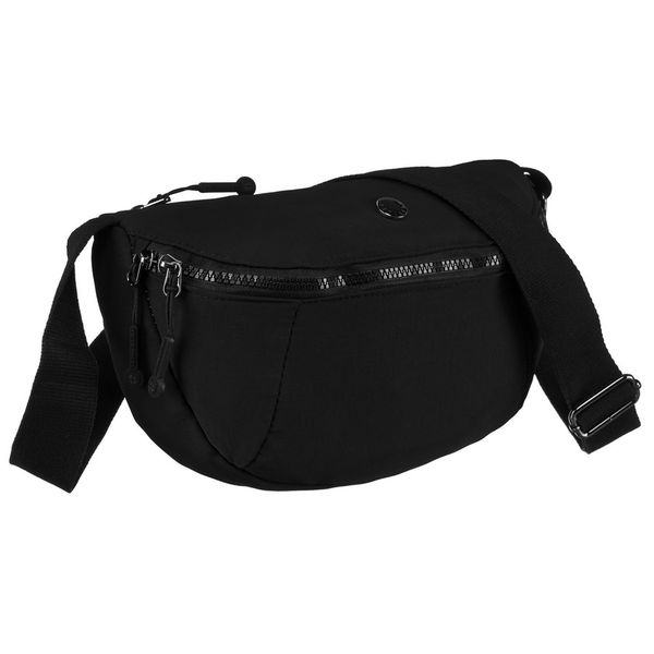 Saszetka damska Peterson PTN CSM-09 czarny. Czarne torby na ramię Peterson, bez wzorów, bez dodatków. Za 71.99 zł.