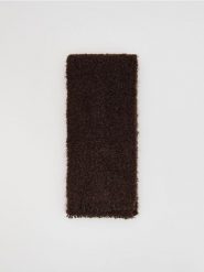 Miękki szalik - ciemnobrązowy. Brązowe szaliki Reserved, bez wzorów. Za 79.99 zł.