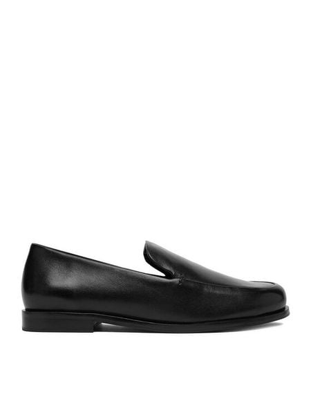 GINO ROSSI Lordsy CEO-124883 Czarny. Czarne lordsy Gino Rossi, bez wzorów, ze skóry, bez obcasa, bez zapięcia. Za 155.99 zł.