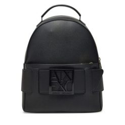 Plecak Armani Exchange. Czarne plecaki Armani Exchange, bez wzorów. Za 749.99 zł.