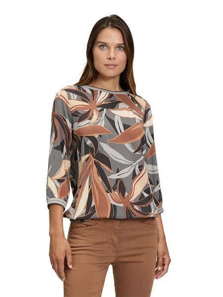 Betty Barclay Bluzka w kolorze beżowo-brązowo-szarym rozmiar: 38. Brązowe bluzki Betty Barclay, bez wzorów, z wiskozy, bez kołnierzyka, bez ramiączek. Za 96.60 zł.