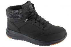 Buty zimowe damskie, Slip-Ins: On-The-Go Stellar - Ariana. Czarne trekkingi Skechers, z materiału, trekkingowe. Za 489.99 zł.