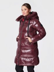 Save The Duck Płaszcz zimowy D45510W LUCK15 Bordowy Regular Fit. Czerwone płaszcze Save the duck, na zimę, bez wzorów, z syntetyku, bez kaptura. Za 1,589.00 zł.