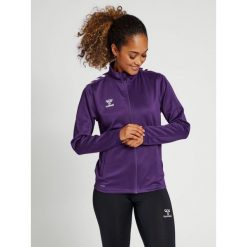 Bluza sportowa damska Hummel half zip Core XK. Białe bluzy Hummel, xs, bez wzorów, z dresówki, bez kaptura. Za 202.15 zł.